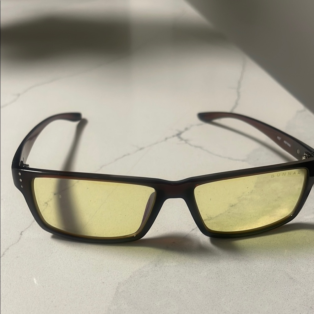 Gunnar Eyewear with Yellow Lenses